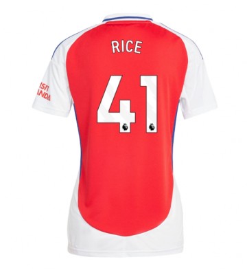 Arsenal Declan Rice #41 Primera Equipación Mujer 2024-25 Manga Corta